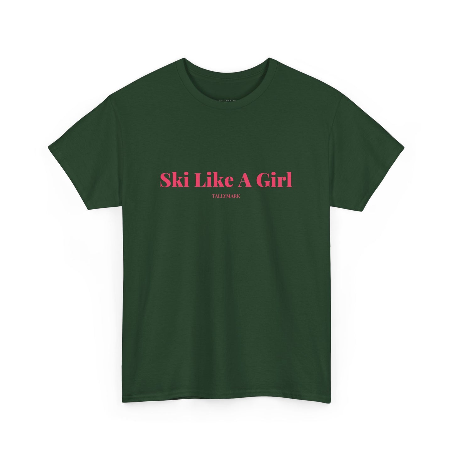 Pink Ski Like A Girl T-Shirt