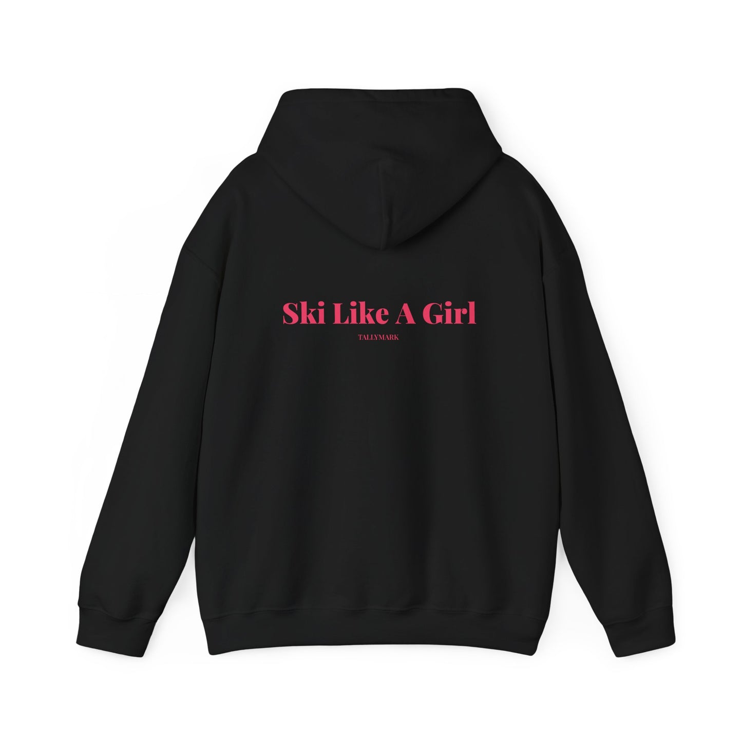 Pink Ski Like A Girl Hoodie