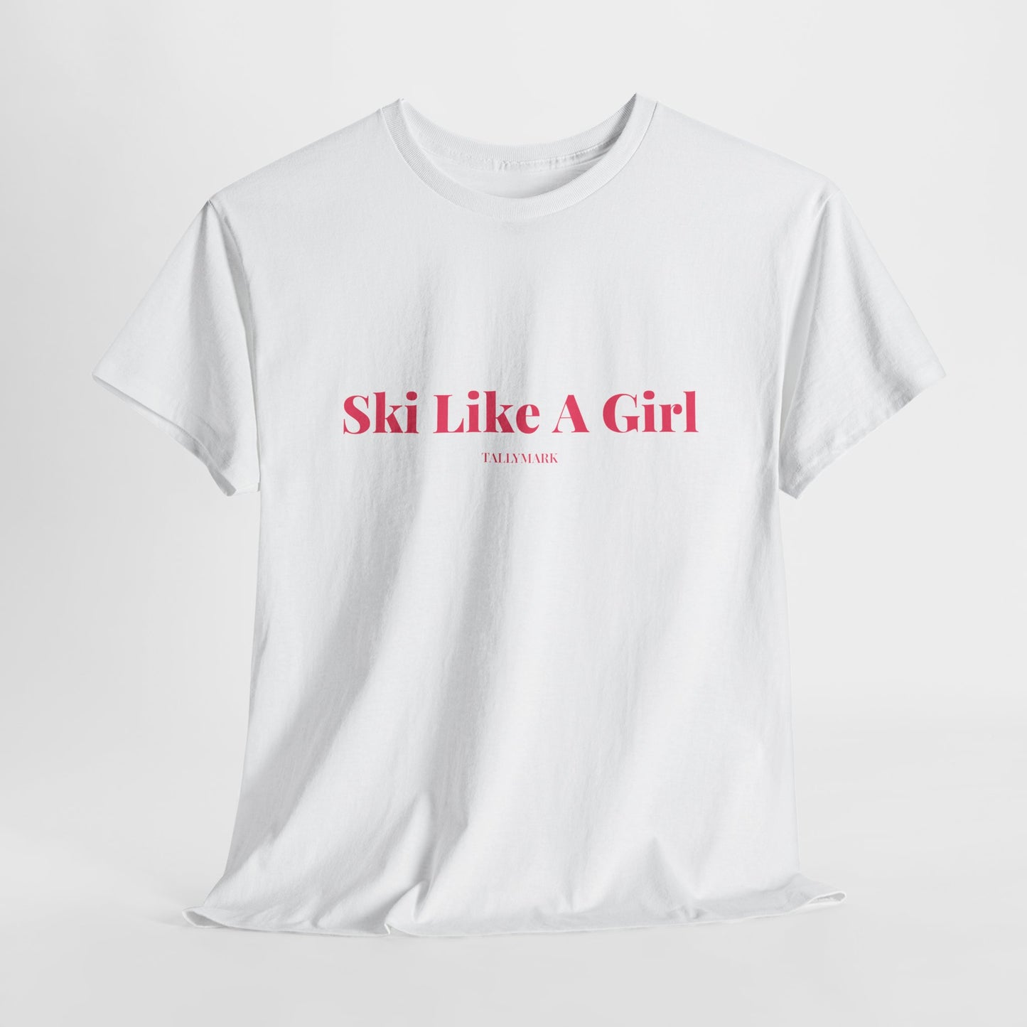 Pink Ski Like A Girl T-Shirt