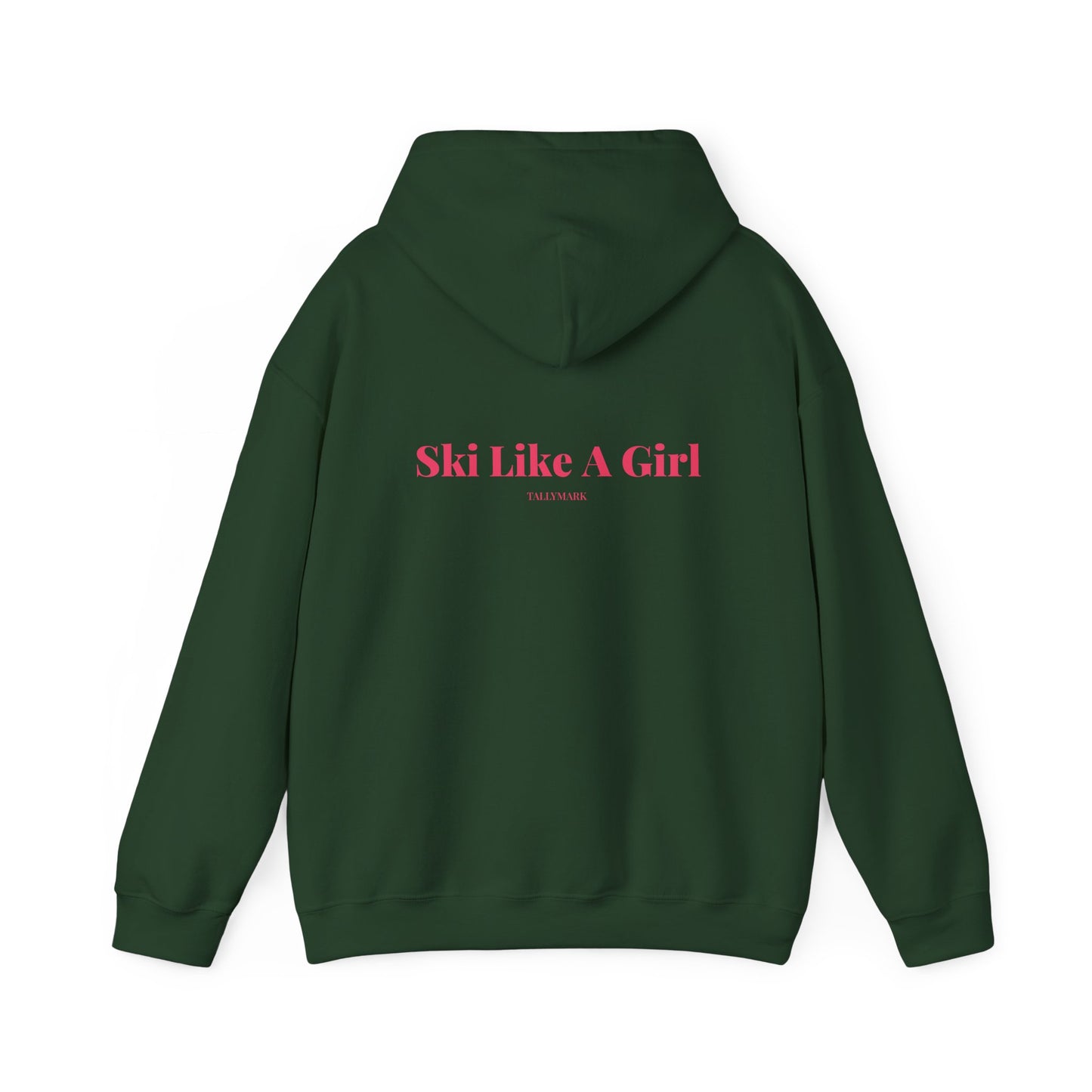 Pink Ski Like A Girl Hoodie