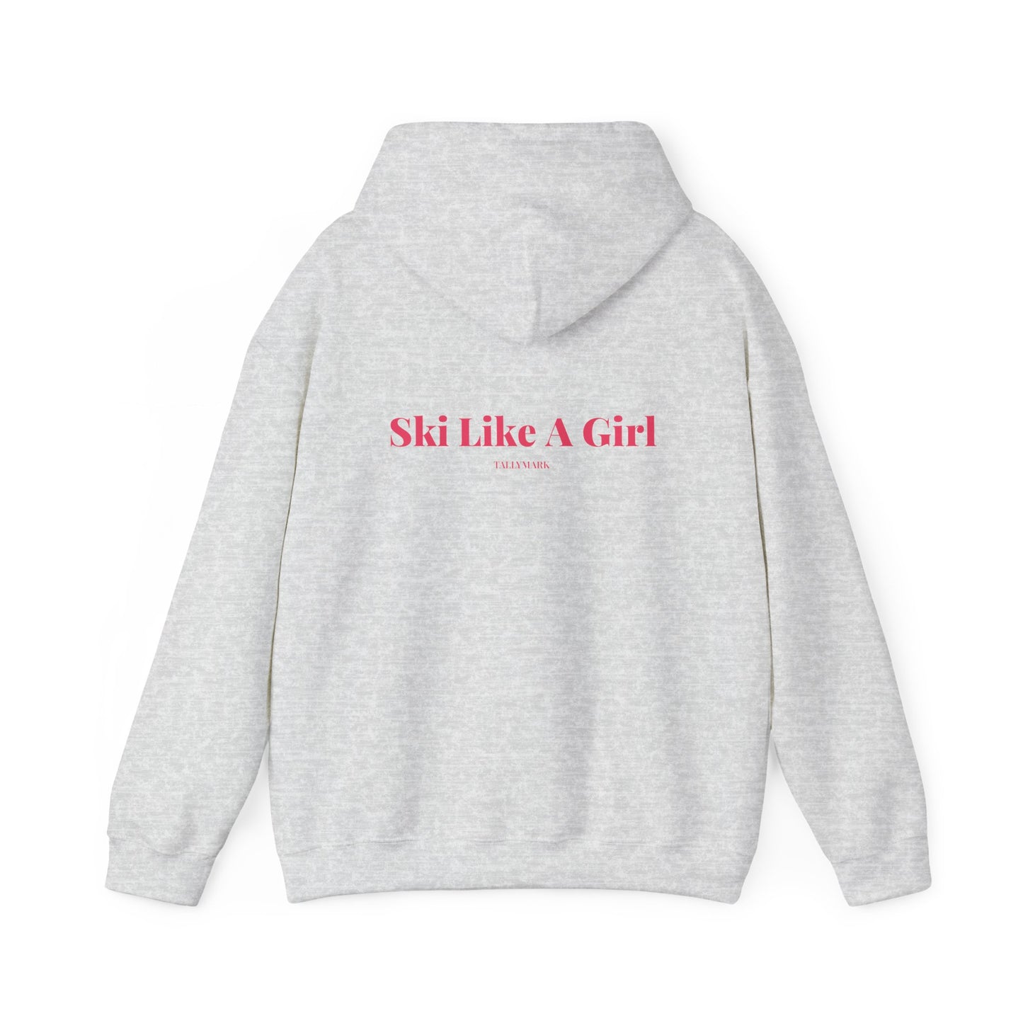 Pink Ski Like A Girl Hoodie