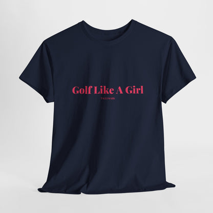 Pink Golf Like A Girl T-Shirt