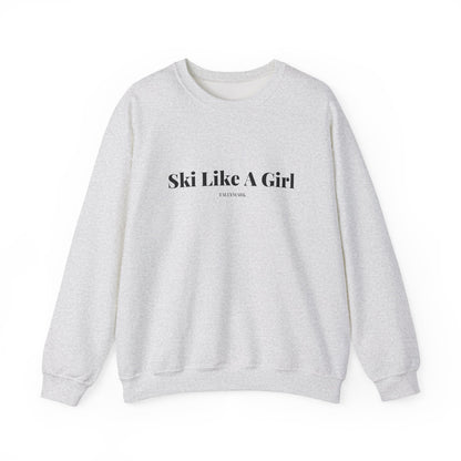 Ski Like A Girl Crewneck