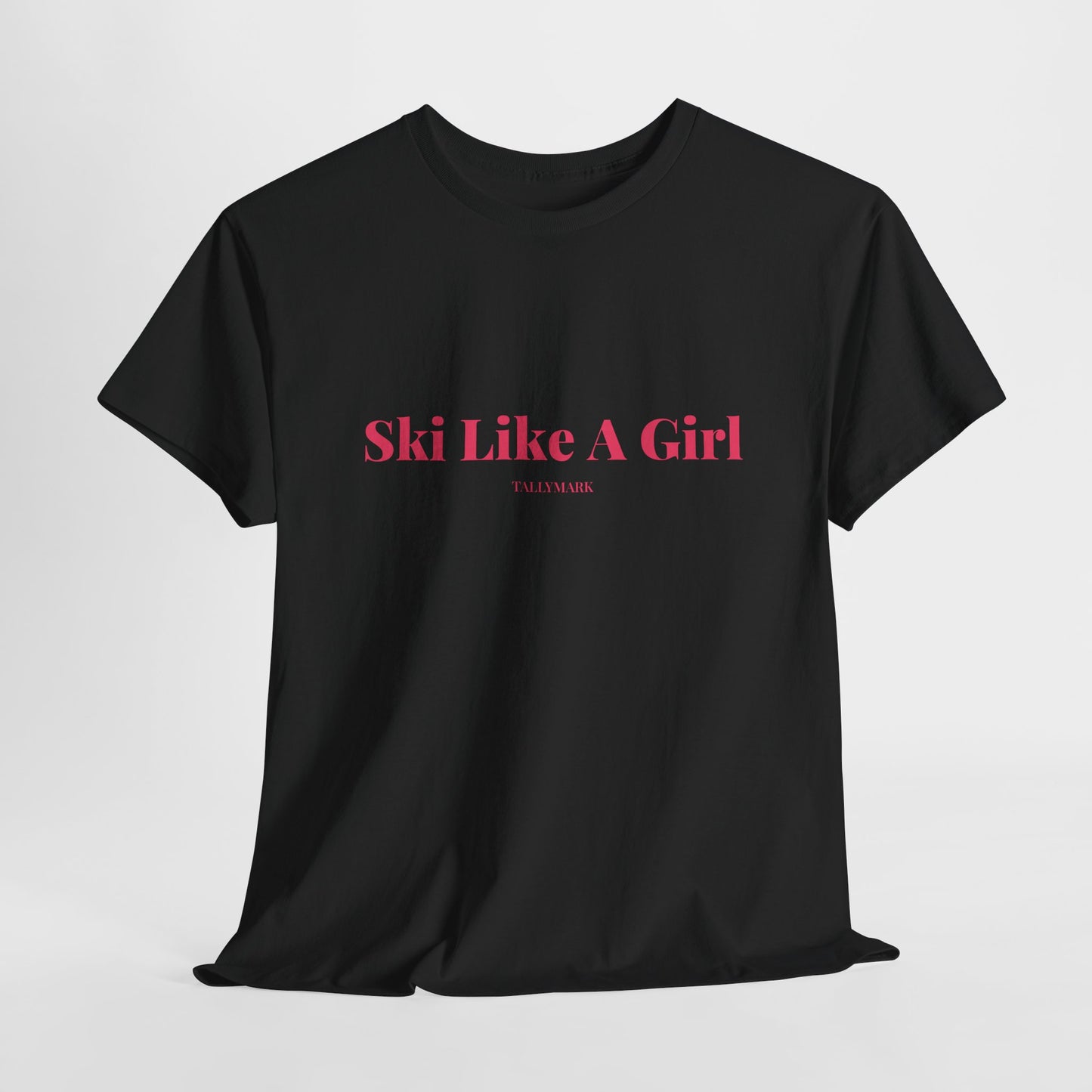 Pink Ski Like A Girl T-Shirt