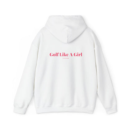 Pink Golf Like A Girl Hoodie