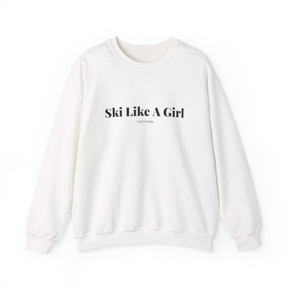 Ski Like A Girl Crewneck