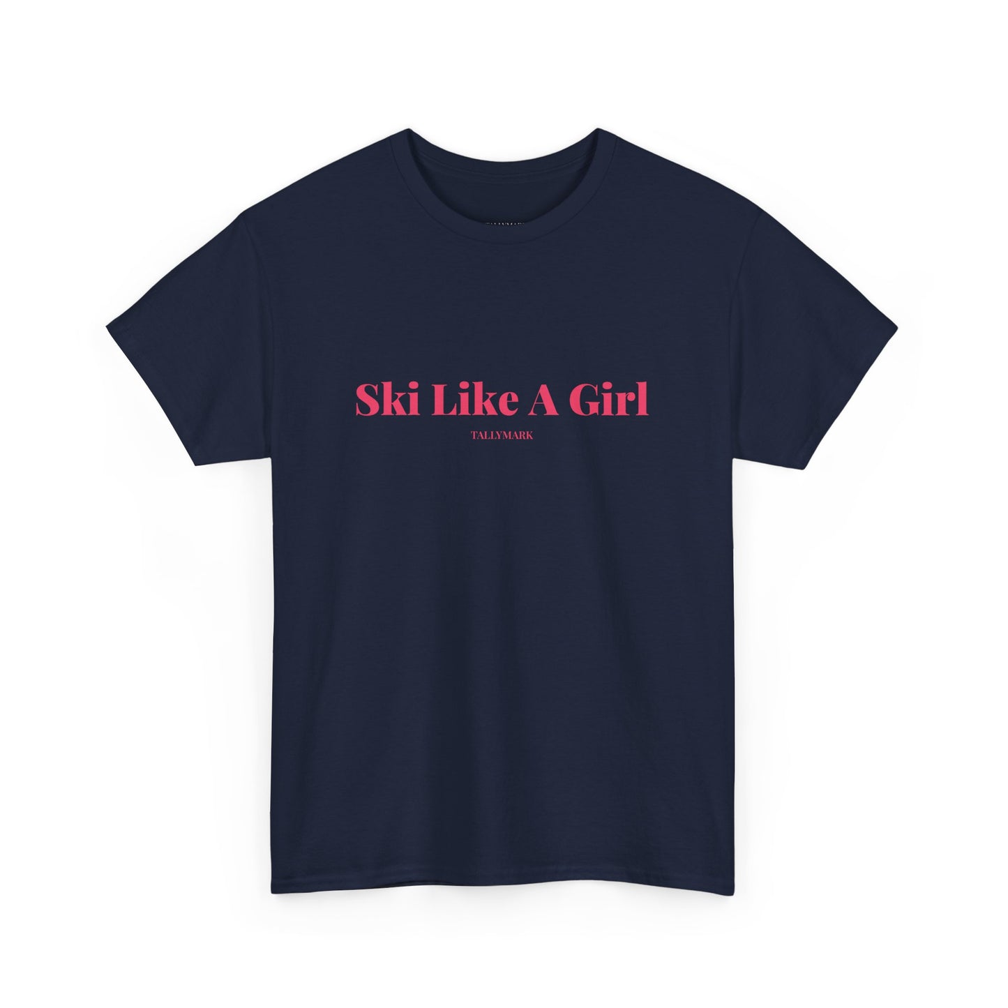 Pink Ski Like A Girl T-Shirt