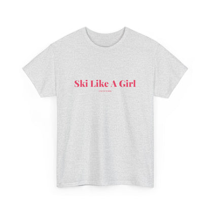 Pink Ski Like A Girl T-Shirt