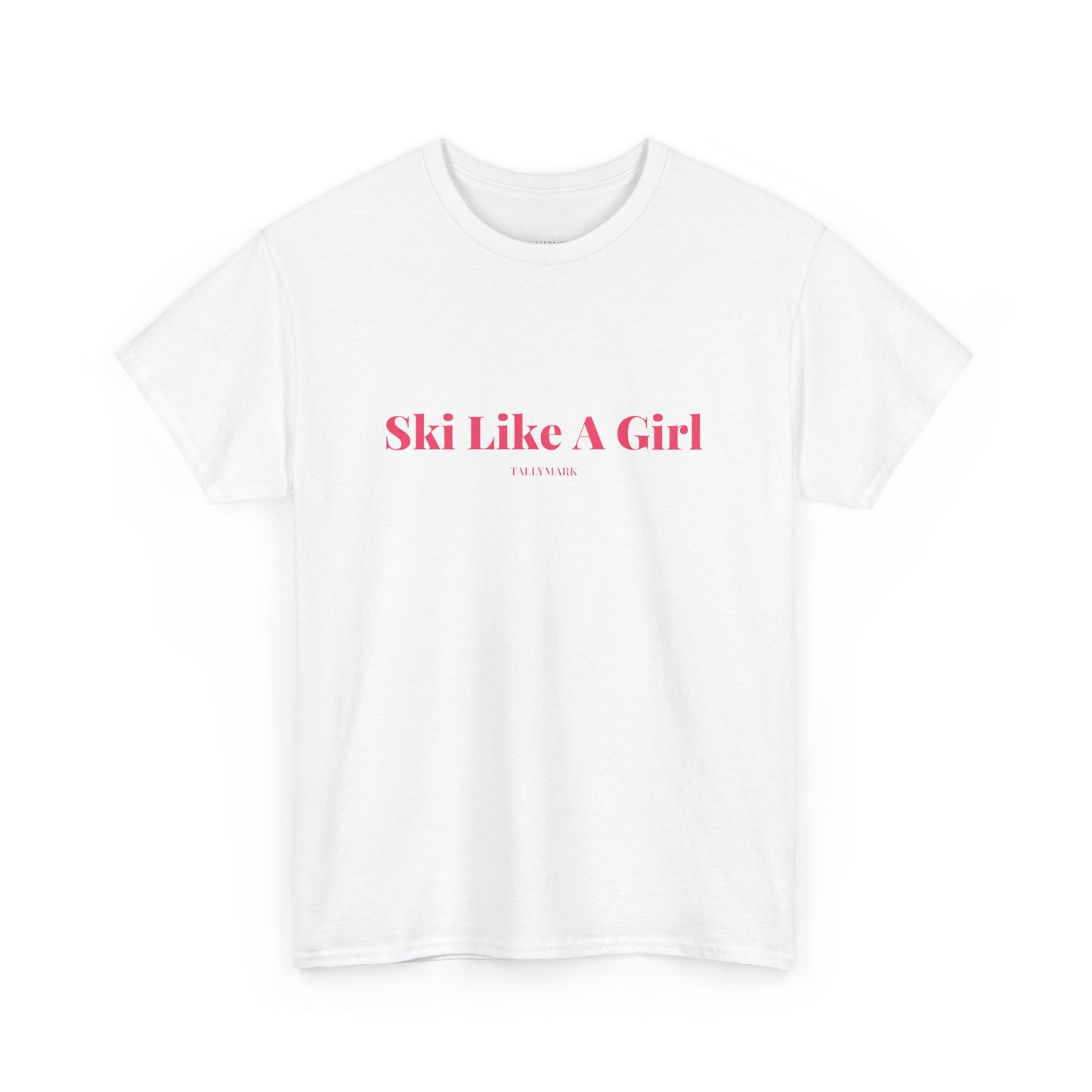 Pink Ski Like A Girl T-Shirt