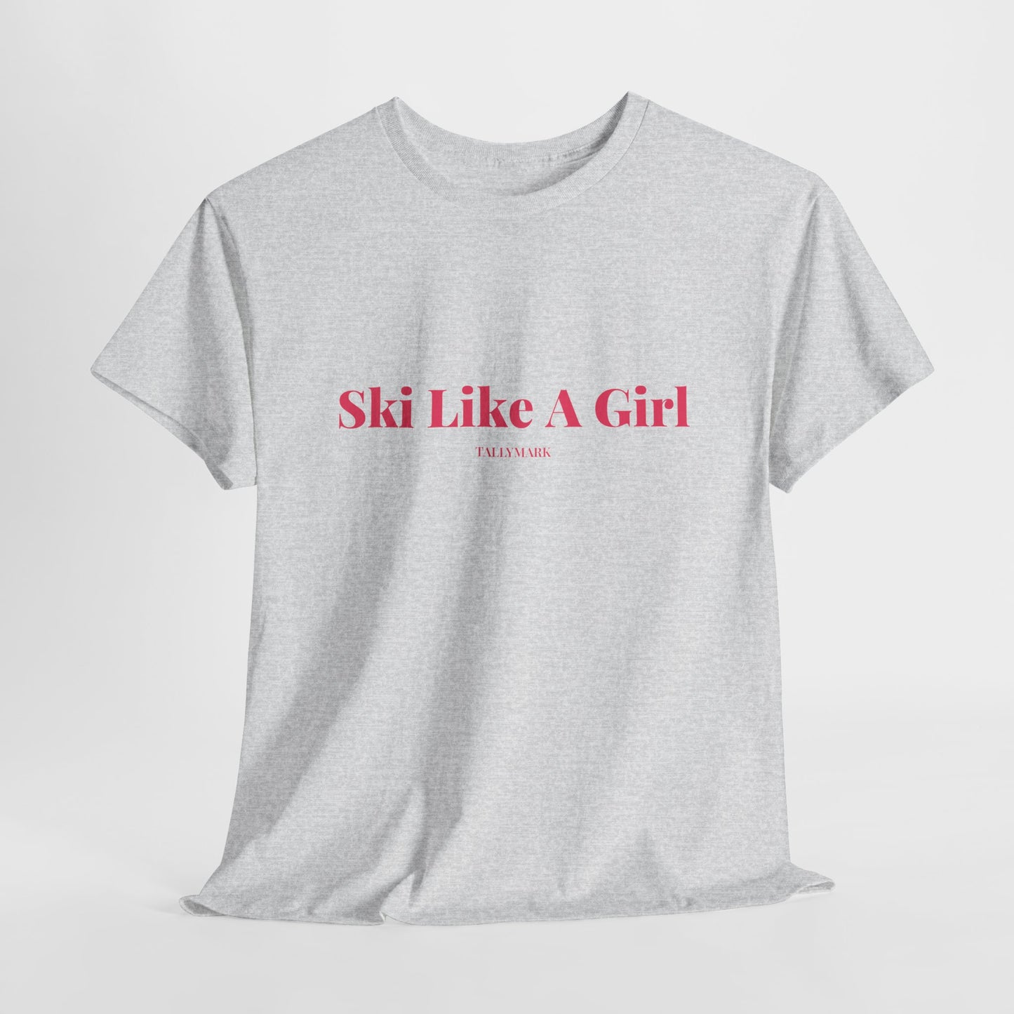 Pink Ski Like A Girl T-Shirt